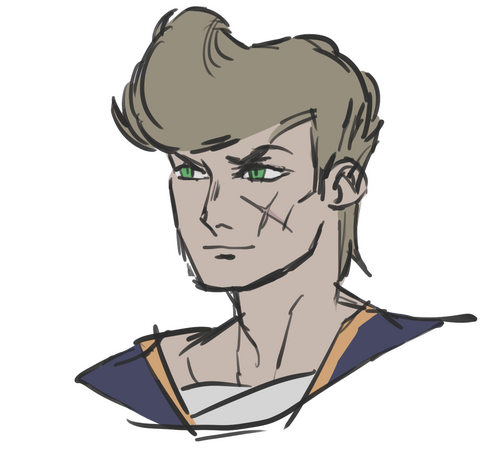 Portrait of a Pathfinder2e magus.